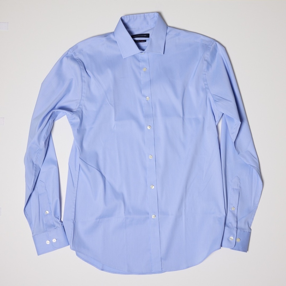 Tommy Hilfiger Flex Classic Fit Spread Collar Dress S